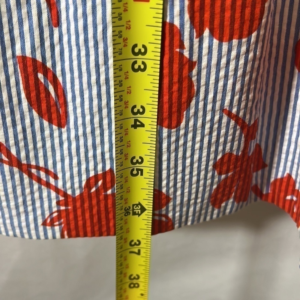 Draper James Floral sweetheart dress chili red size 6 - Picture 6 of 6